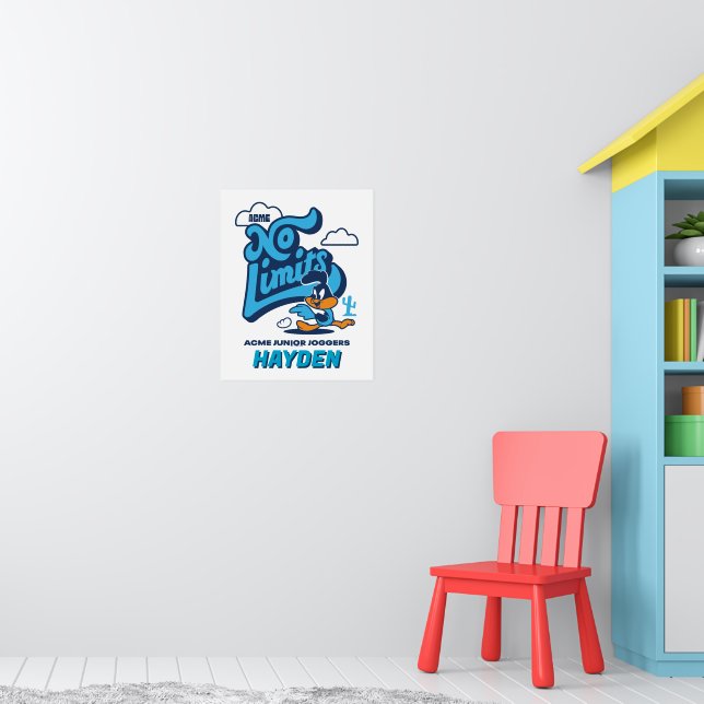 Affiche Baby ROAD RUNNER™ - Pas de limites (Pépinière 1)