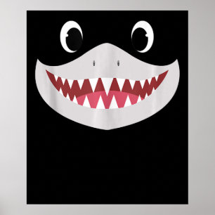 Affiche Baby Shark Halloween - Cute Shark Gifts