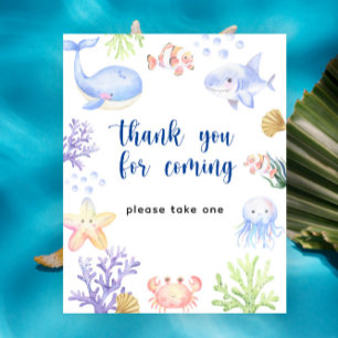 Affiche Baby-shopping nautique - Merci d'être venu