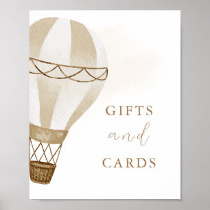 Affiche Baby shower Adventure Await   Cadeaux et cartes