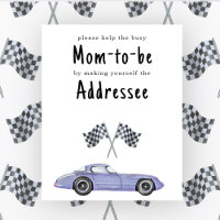 Baby shower automobile de course Maman à être dest