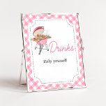 Affiche Baby shower BBQ Burger Rose Boissons<br><div class="desc">Faites de votre événement spécial avec ce Baby shower Baby-Q avec notre signature de boissons mignonnes et jolies avec thème Burgers adorables. Téléchargez,  personnalisez et créez des souvenirs durables avec cette touche parfaite pour votre fête joyeuse ! BS743</div>