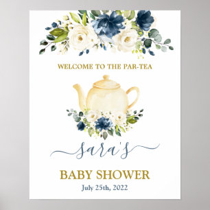 Affiche Baby shower Boy Par-Tea Panneau de bienvenue