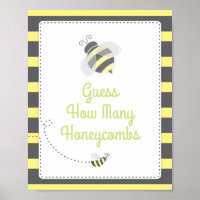 Baby shower Bumblebee Devinez Combien De Jeu Signa