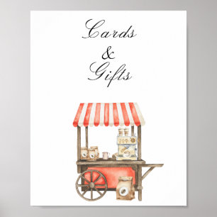 Affiche Baby shower café - Cartes et Cadeaux