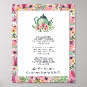 Affiche Baby shower Combien de vaches dans le pot