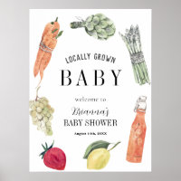 Baby shower cultivé localement Farmers Market Welc