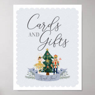Affiche baby shower de cabot bleu cartes et signe cadeau