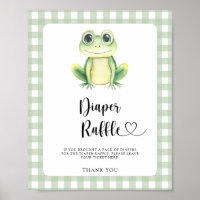 baby shower de grenouille mignonne - tombola de co