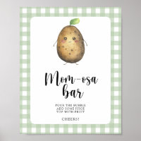 Baby shower de pommes de terre - Momosa bar