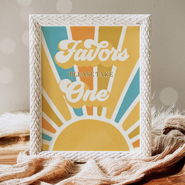 Affiche Baby shower De Soleil Ici Le Fils Favore (Créateur téléchargé)