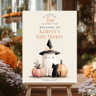 Affiche Baby shower D'Halloween Un Petit Bois À Venir