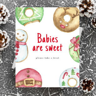 Affiche Baby shower d'hiver - Les bébés sont mignons