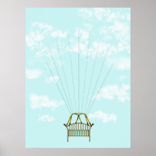 Affiche Baby shower empreinte digitale livre d'invités