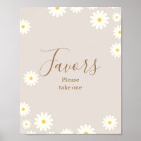 Baby shower floral Bohème Daisy Symbole de préfére