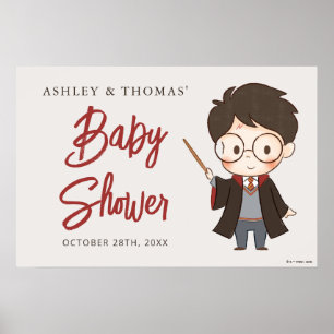 Affiche Baby shower Harry Potter simple
