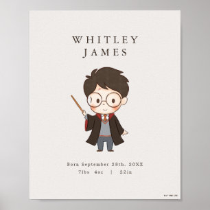 Affiche Baby shower Harry Potter simple