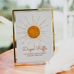 Affiche Baby shower Sunshine Raffle