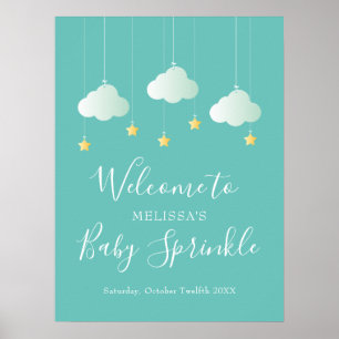 Affiche Baby Shower Twinkle Sprinkle / Sprinkle de Bienven