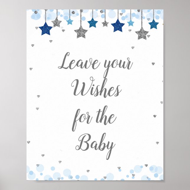 Affiche Baby shower Twinkle Twinkle Wives for Baby Sign (Devant)