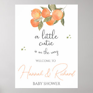 Affiche Baby Shower Welcome Sign