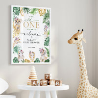 Baby shower Wild One Jungle Safari Accueil animal