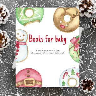 Affiche Baby showers d'hiver Livres pour bébé