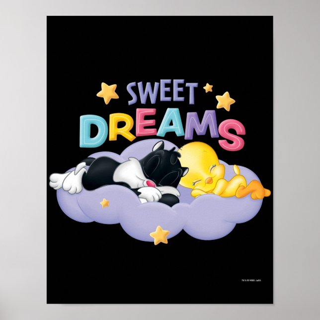 Affiche Baby Sylvester et Tweety | Sweet Dreams (Devant)