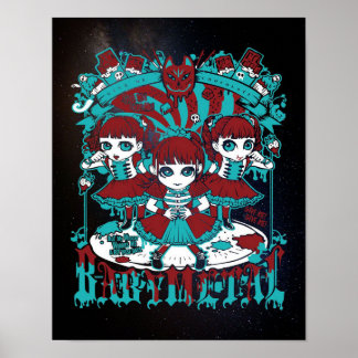 Affiche Babymetal Gimme Chocolat et amour