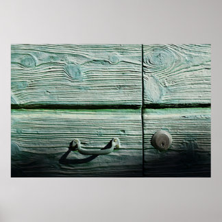 Affiche Bac Brown en bois