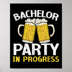 Affiche Baccalauréat En Cours Bière Mariage Groom Brid
