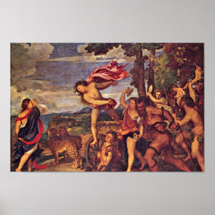 Affiche Bacchus et Ariadne "par Tizian (la meilleure