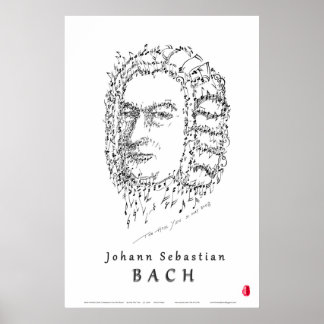 Affiche Bach Face à la musique