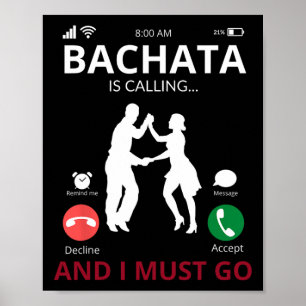 Affiche Bachata Appelle - Danse Du Repu Dominicain