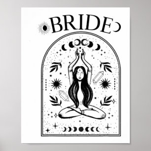 Affiche Bachelor gothique céleste de Tarot Coven Bride