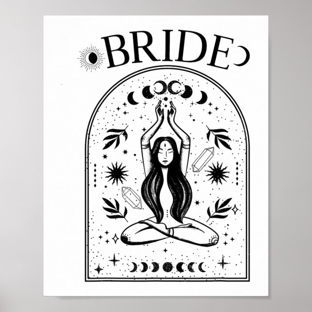 Affiche Bachelor gothique céleste de Tarot Coven Bride (Devant)
