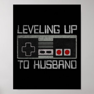 Affiche Bachelor Party Leveling Jusqu'À Mari Gamer Groom