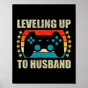 Affiche Bachelor Party Leveling Jusqu'À Mari Groom Jeu