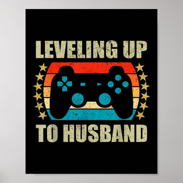 Affiche Bachelor Party Leveling Jusqu'À Mari Groom Jeu (Devant)