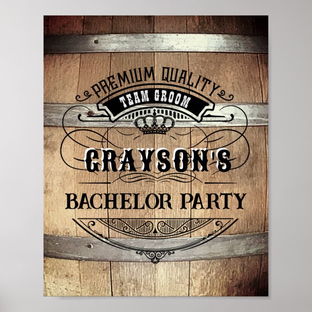 Affiche Bachelor Party Russe Whiskey Barrel (Devant)