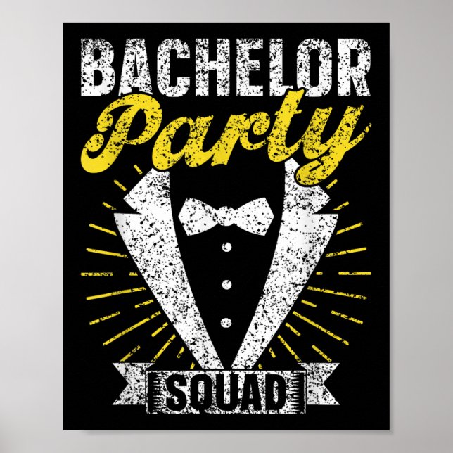 Affiche Bachelor Party Team Groom Team Bride Bachelor (Devant)