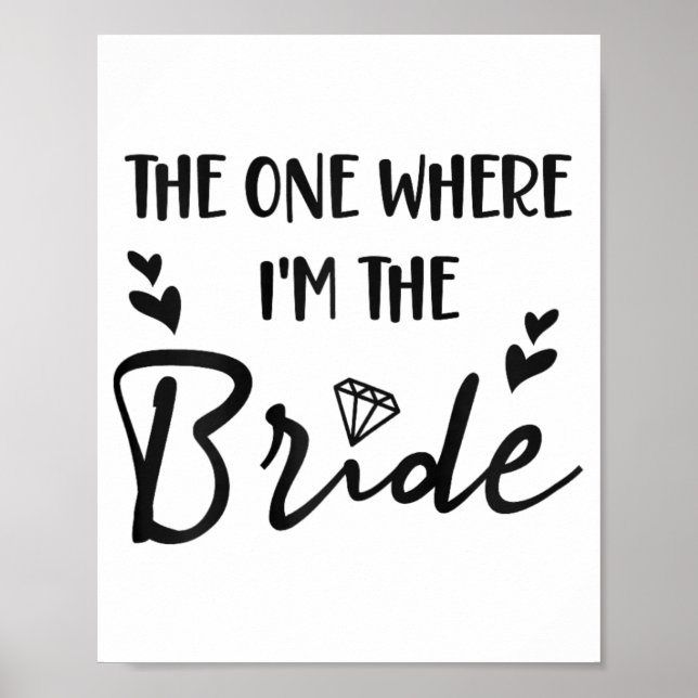 Affiche Bachelorette nuptiale La fête où je suis Le Br (Devant)