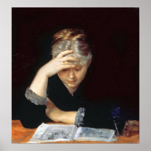 Affiche Bachkirtseff - À un livre