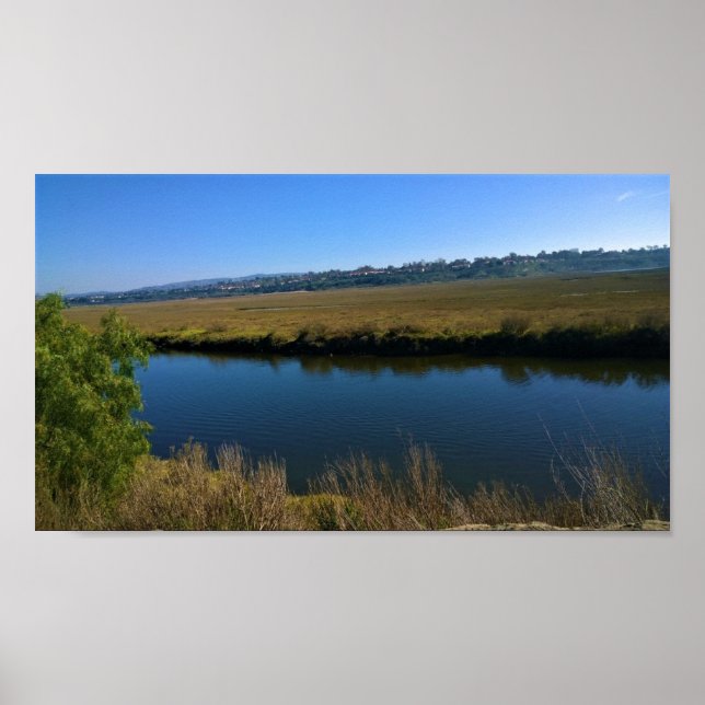 Affiche Back Bay, Newport Beach, Californie (Devant)