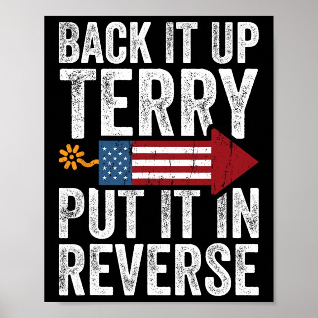 Affiche Back It Up Terry L'A Mis Dans L'Inverse Funky 4th  (Devant)
