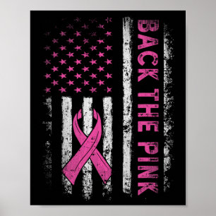 Affiche Back the Pink Breast Cancer Awareness Flag Toddler