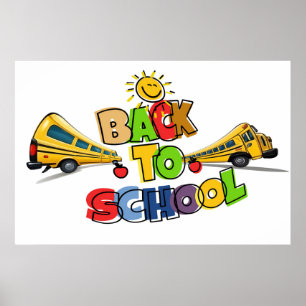 Affiche Back to school