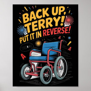 Affiche Back Up Terry Placez-Le Dans 4 juillet Inverse Drô