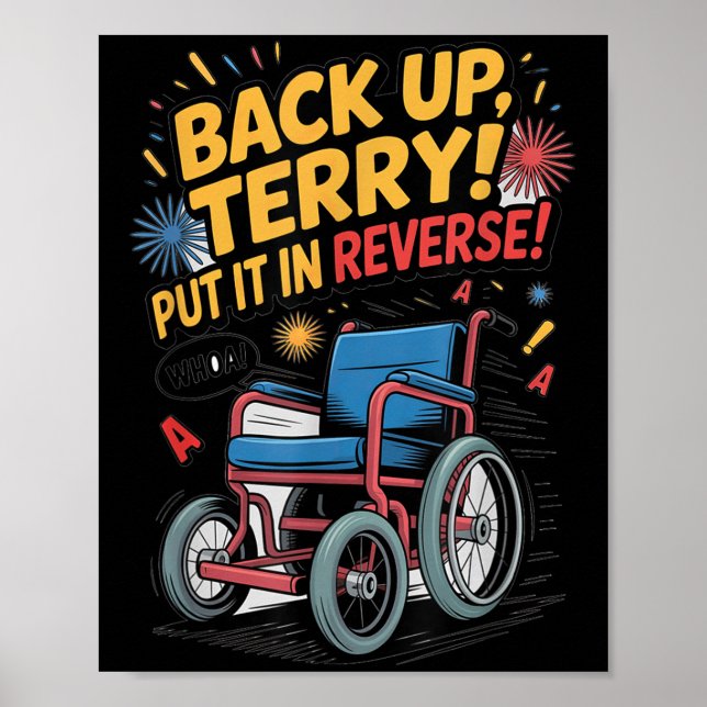Affiche Back Up Terry Placez-Le Dans 4 juillet Inverse Drô (Devant)