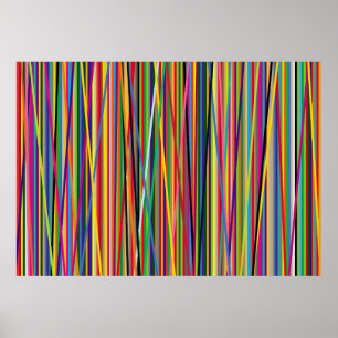 Affiche  background bright and colorful made of stripescol